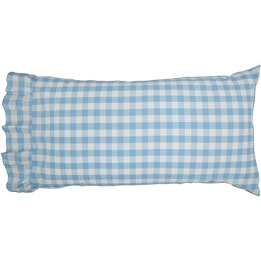 Annie Buffalo Blue Check King Pillow Case Set of 2 21x36+4 VHC Brands - The Fox Decor